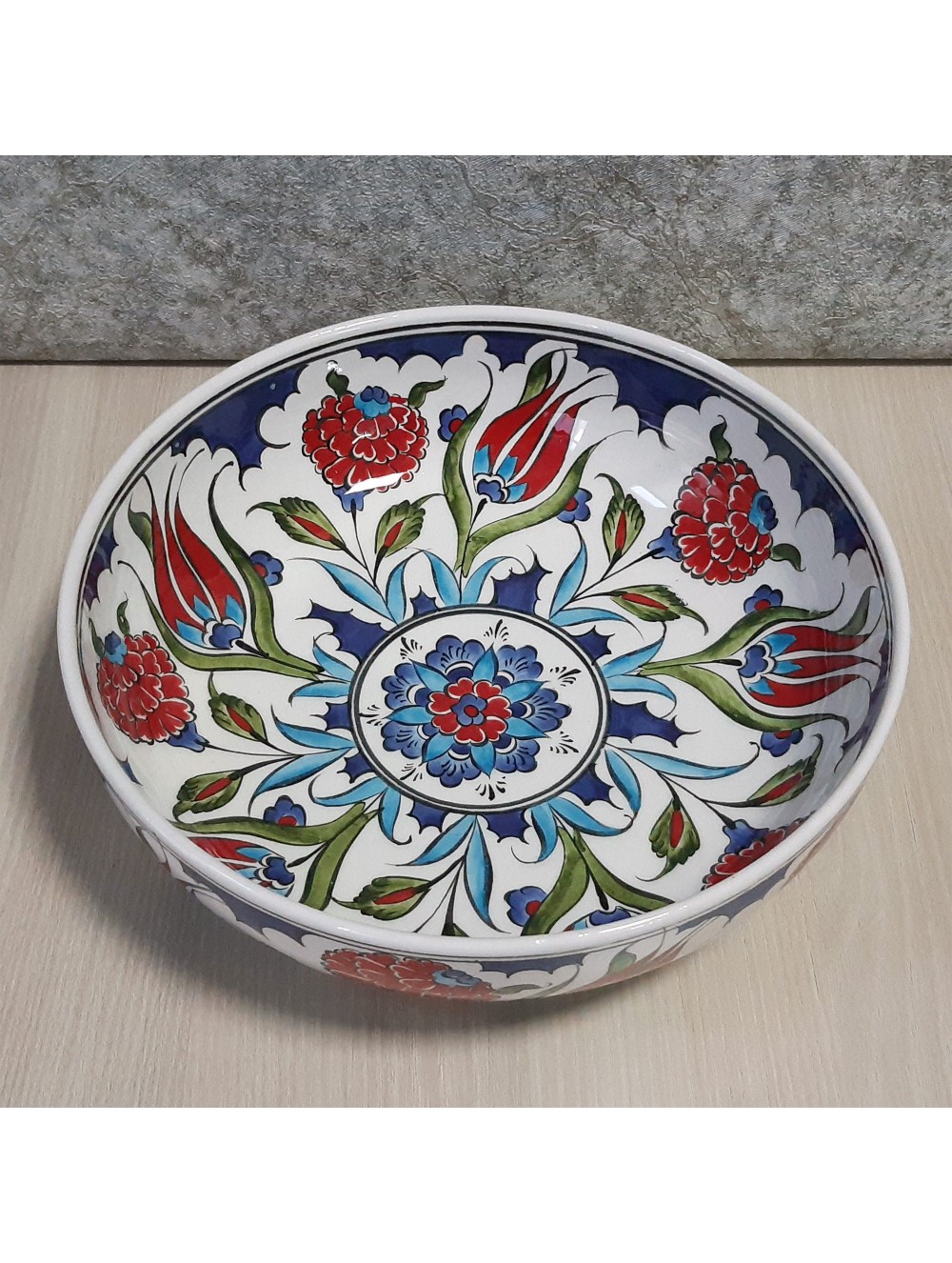 Pottery Fruit Bowl 25 cm (10") in Diameter