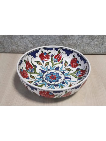 Pottery Fruit Bowl 25 cm (10") in Diameter