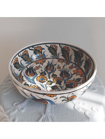 Turkish Handmade Fruit Bowl 19 cm