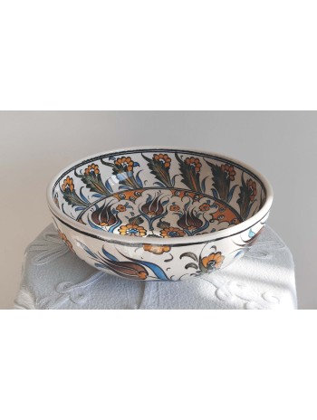 Turkish Handmade Fruit Bowl 19 cm