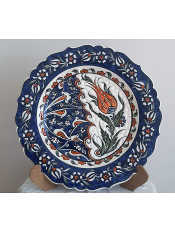 Crafted Ceramic Pottery Plate