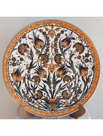 Handmade Ceramic Plate 30 cm in Diameter (12.2")