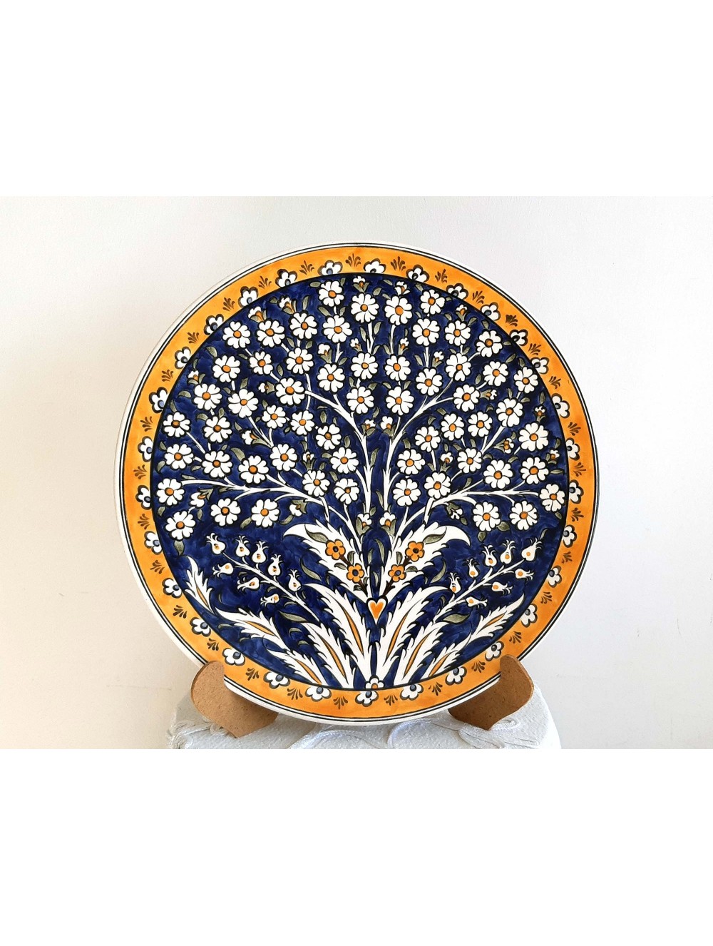 Handmade Ceramic Plate 30 cm in Diameter (12.2")